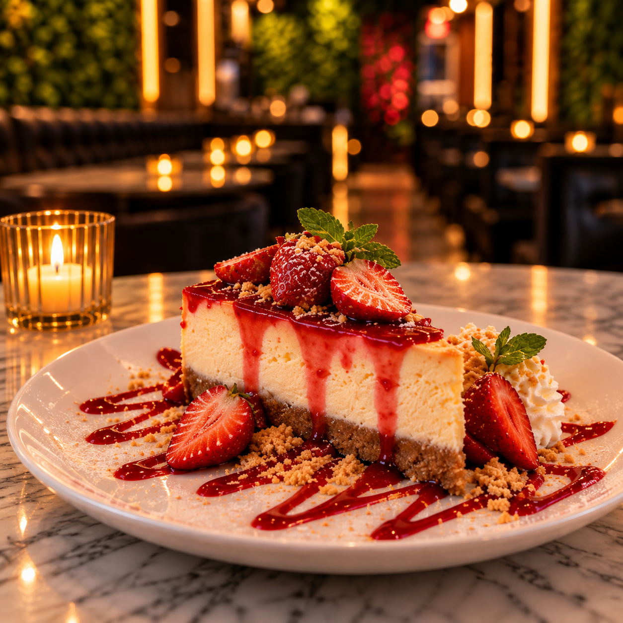 Strawberry Cheesecake at MOOD Brooklyn